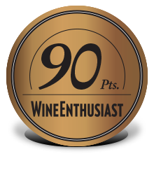 Wine Enthusiast - 90 Pts.